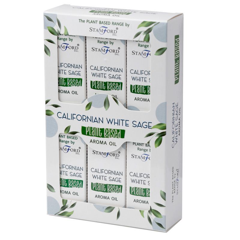 Pack of 6 Plant Based Aroma Oil - Californian White Sage