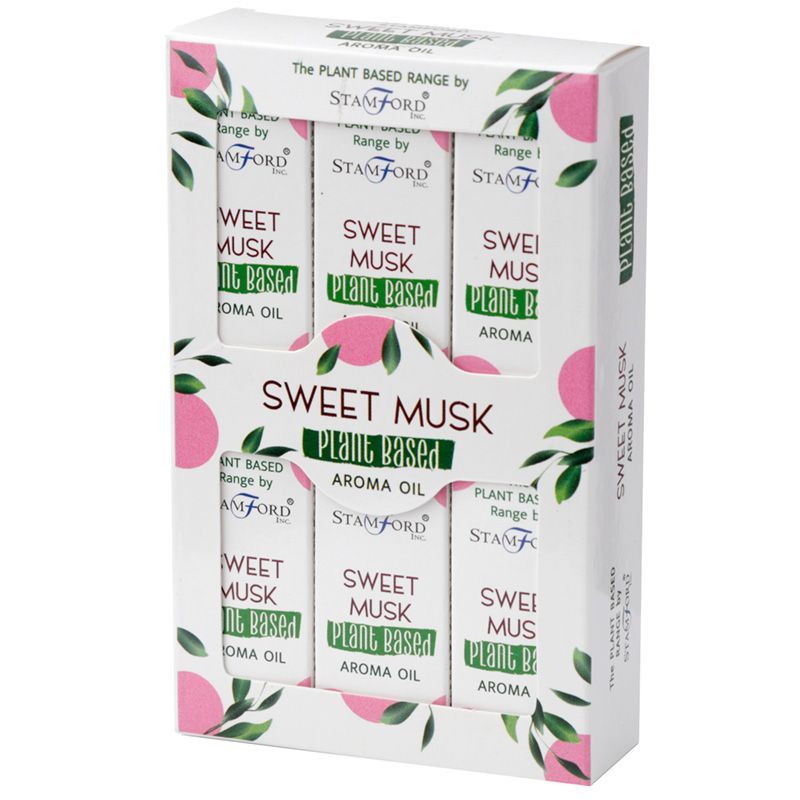 Pack of 6 Plant Based Aroma Oil - Sweet Musk