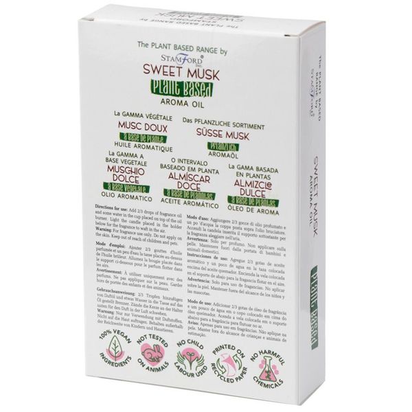 Pack of 6 Plant Based Aroma Oil - Sweet Musk