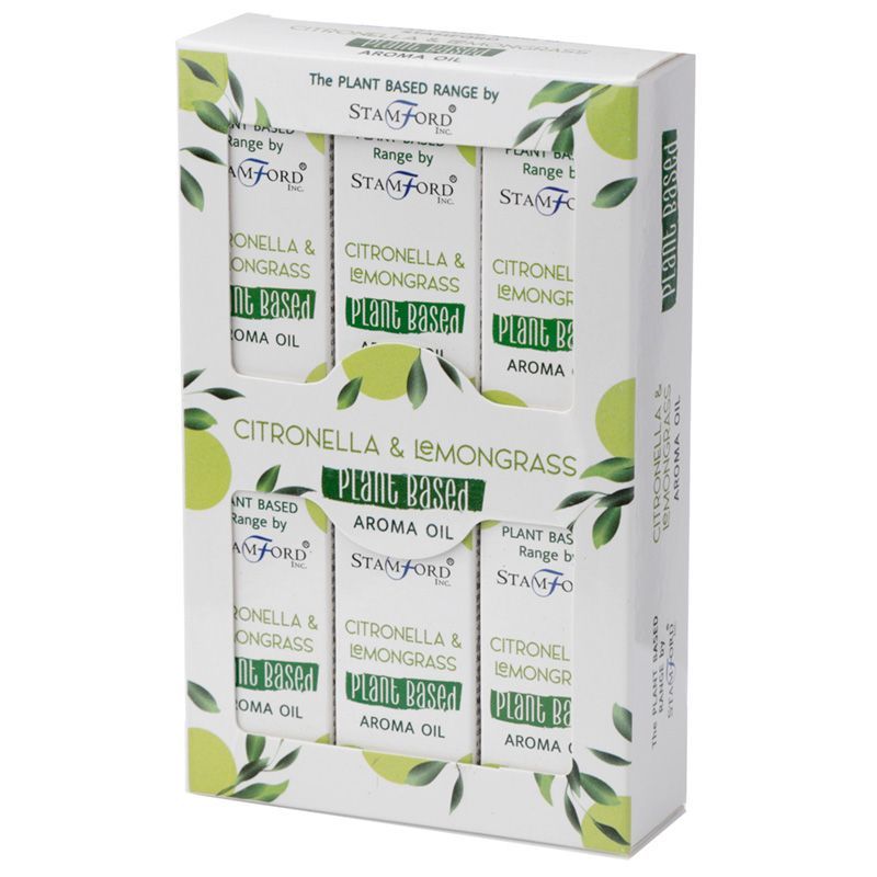 Pack of 6 Plant Based Aroma Oil - Citronella Lemon Grass