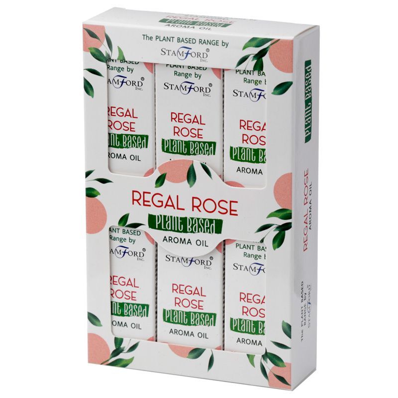 Pack of 6 Plant Based Aroma Oil - Regal Rose