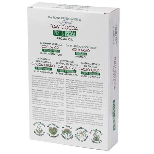 Pack of 6 Plant Based Aroma Oil - Raw Cocoa
