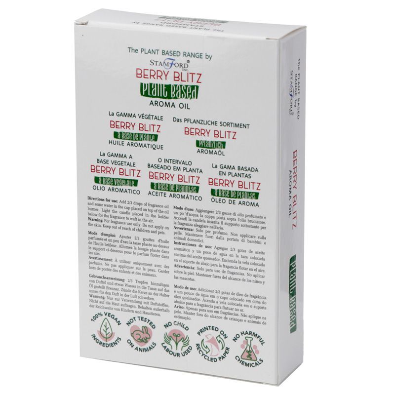 Pack of 6 Plant Based Aroma Oil - Berry Blitz