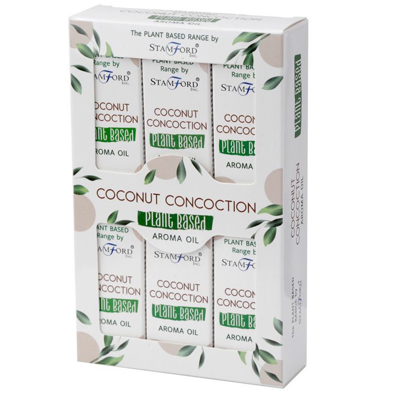 Pack of 6 Plant Based Aroma Oil - Coconut Concoction