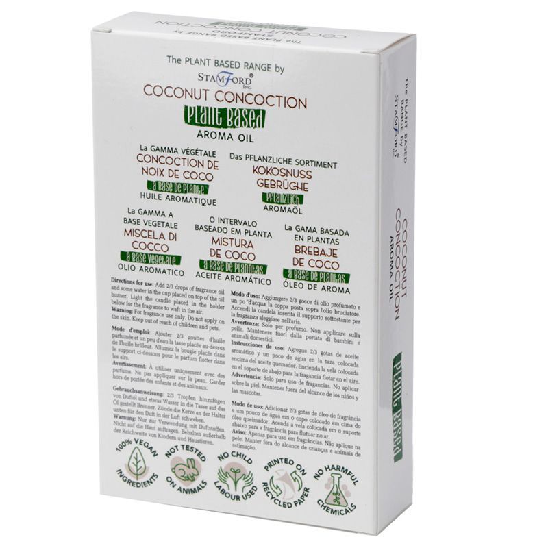 Pack of 6 Plant Based Aroma Oil - Coconut Concoction