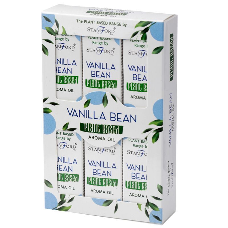 Pack of 6 Plant Based Aroma Oil - Vanilla Bean