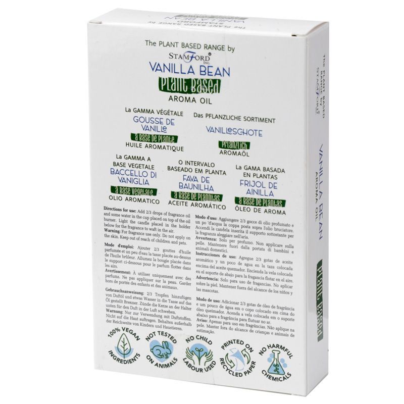 Pack of 6 Plant Based Aroma Oil - Vanilla Bean