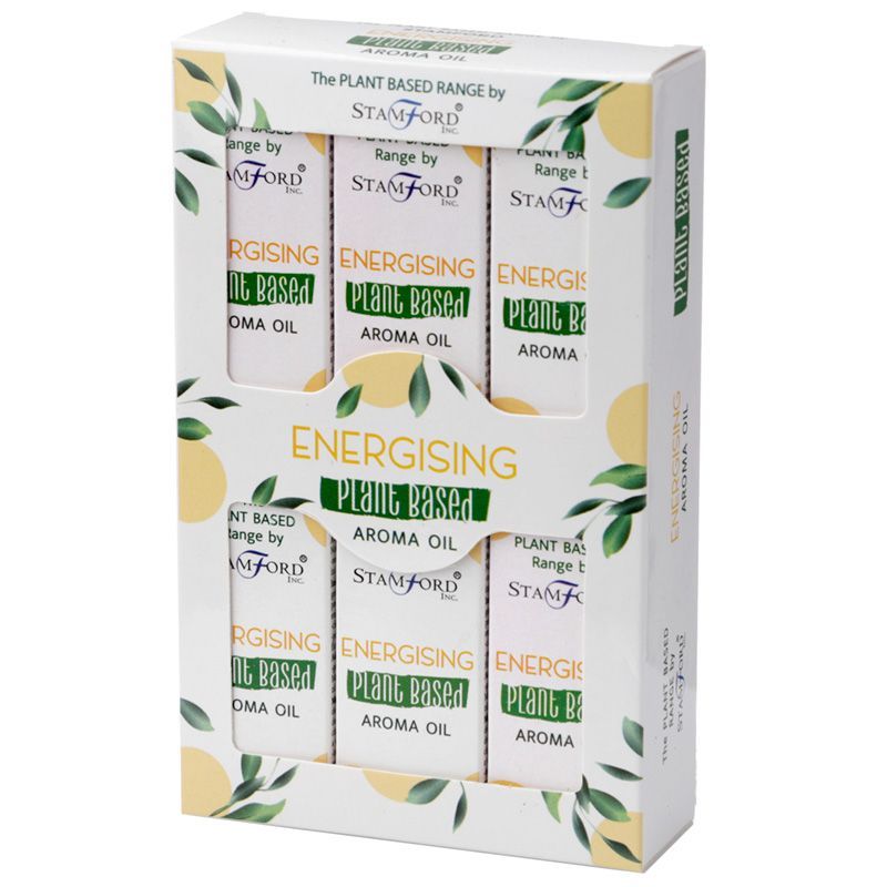 Pack of 6 Plant Based Aroma Oil - Energising