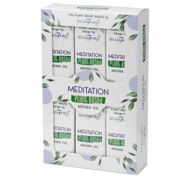 Pack of 6 Plant Based Aroma Oil - Meditation