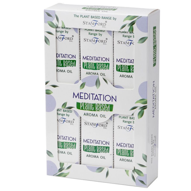 Pack of 6 Plant Based Aroma Oil - Meditation