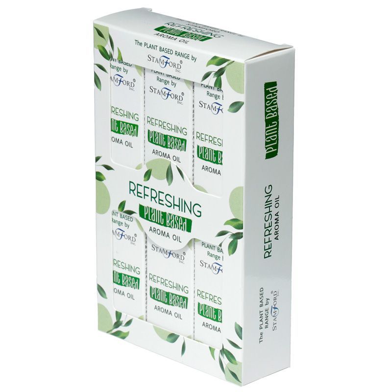 Pack of 6 Plant Based Aroma Oil - Refreshing