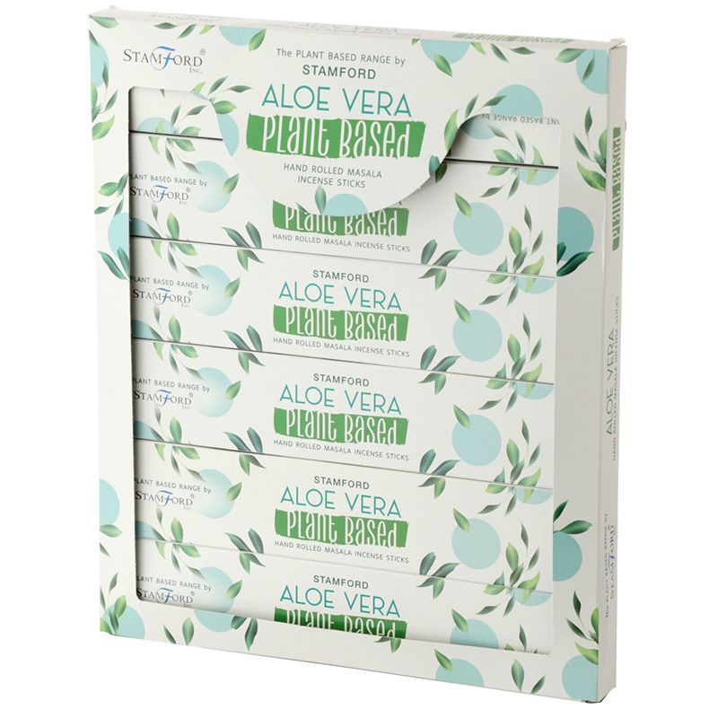 Pack of 6 Plant Based Masala Incense Sticks - Aloe Vera