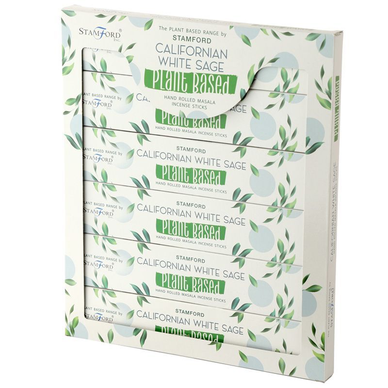 Pack of 6 Plant Based Masala Incense Sticks - Californian White Sage