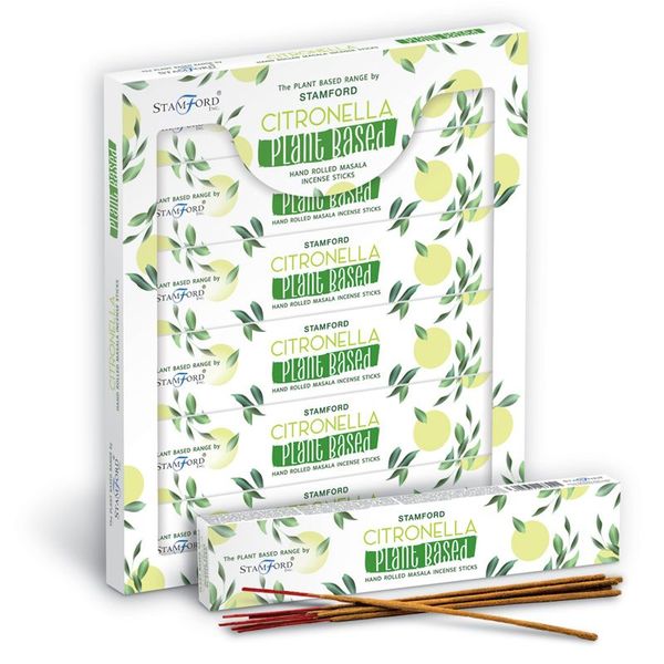 Pack of 6 Plant Based Masala Incense Sticks - Citronella