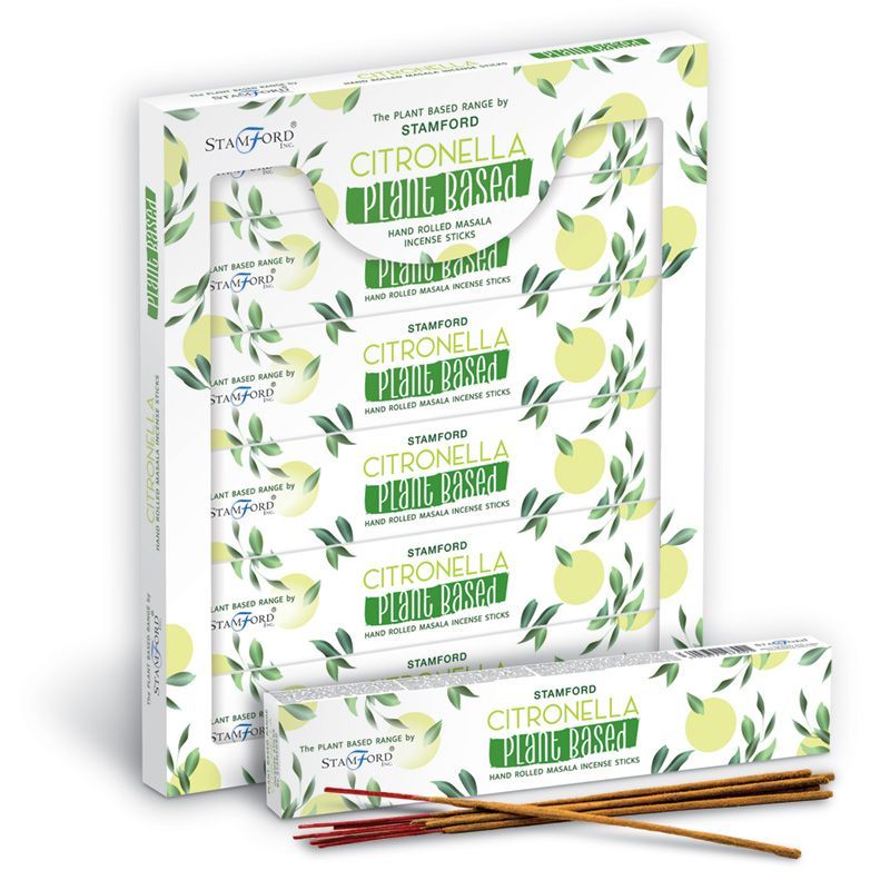 Pack of 6 Plant Based Masala Incense Sticks - Citronella