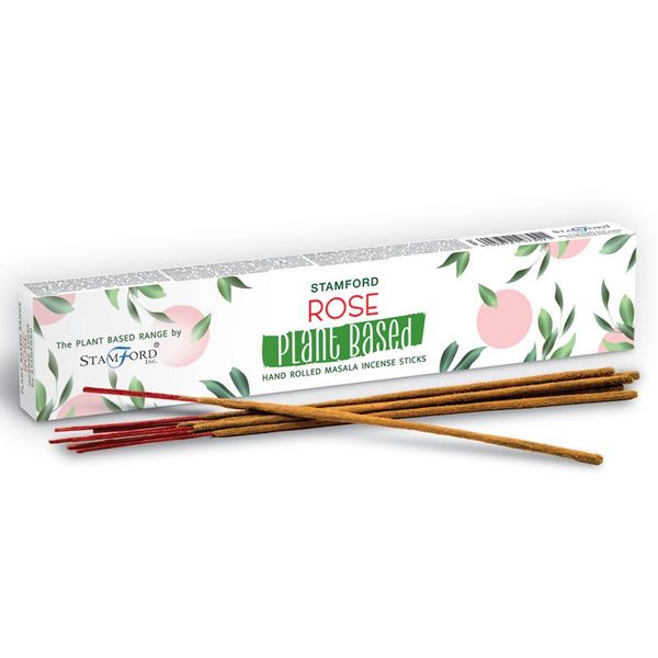 Pack of 6 Plant Based Masala Incense Sticks - Rose