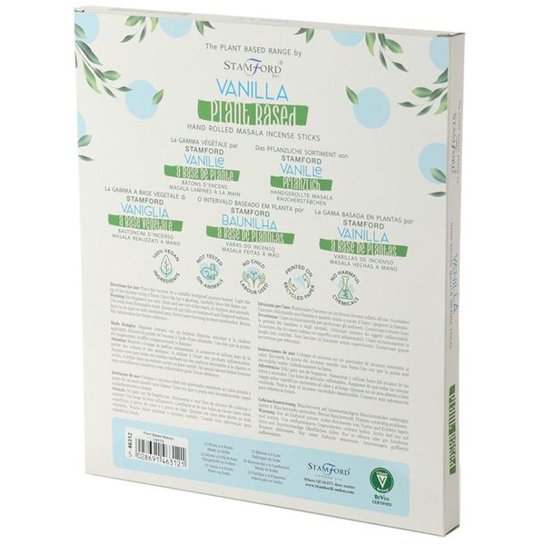 Pack of 6 Plant Based Masala Incense Sticks - Vanilla