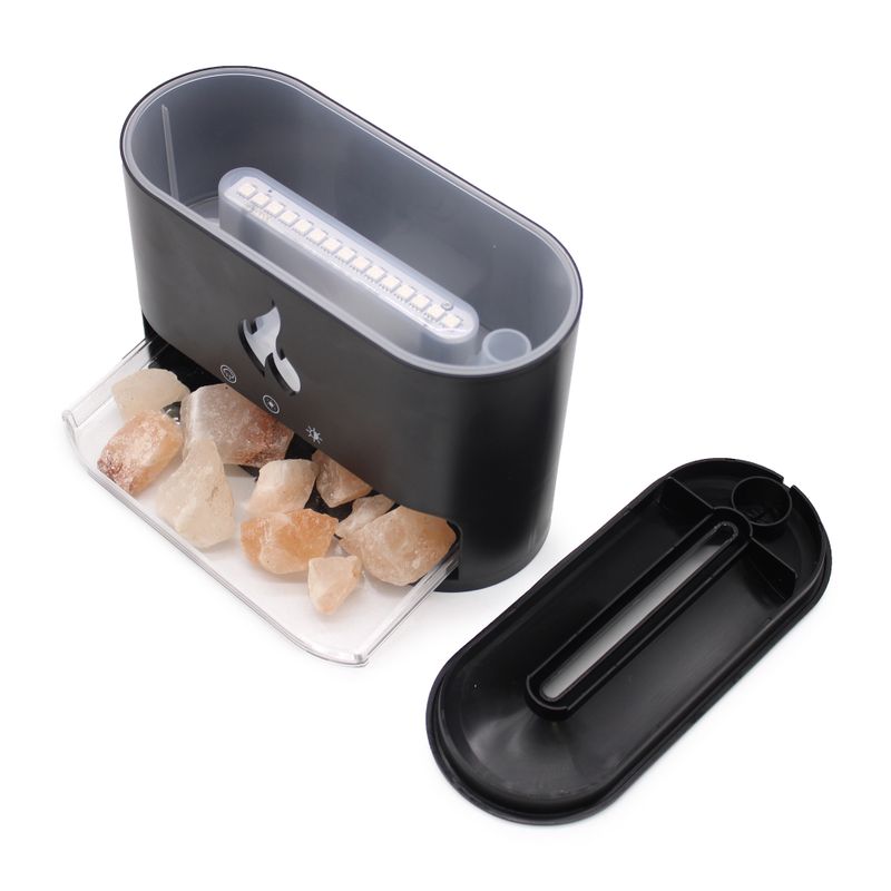 Blaze Aroma Diffuser - Himalayan Salt Chamber - USB-C - Flame Effect (Salt not included)