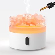 Himalayan Salt Aroma Diffuser - Night Light - USB-C - Flame Effect (Salt not included)