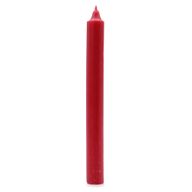 Bulk Solid Colour Dinner Candles - Rustic Red - Pack of 100