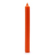 Bulk Solid Colour Dinner Candles - Rustic Orange - Pack of 100