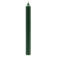 Bulk Solid Colour Dinner Candles - Rustic Holly Green - Pack of 100