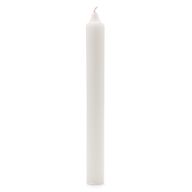 Bulk Solid Colour Dinner Candles - Rustic White - Pack of 100