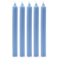 Bulk Solid Colour Dinner Candles - Rustic Sea Blue - Pack of 100