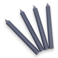 Bulk Solid Colour Dinner Candles - Rustic Teal - Pack of 100