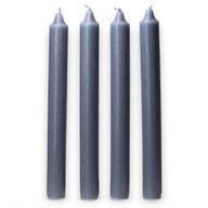 Bulk Solid Colour Dinner Candles - Rustic Teal - Pack of 100
