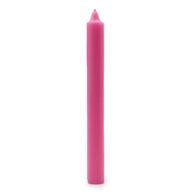 Bulk Solid Colour Dinner Candles - Rustic Deep Pink - Pack of 100