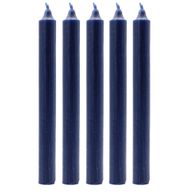 Bulk Solid Colour Dinner Candles - Rustic Navy - Pack of 100