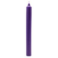 Bulk Solid Colour Dinner Candles - Rustic Purple - Pack of 100