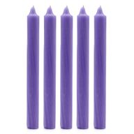 Bulk Solid Colour Dinner Candles - Rustic Lilac - Pack of 100