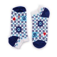S/M Hop Hare Bamboo Socks Low (36-40) - Om and Evil Eye
