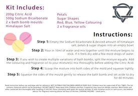 Bath Bomb Kit - Pink Lemonade & Citrus Blast