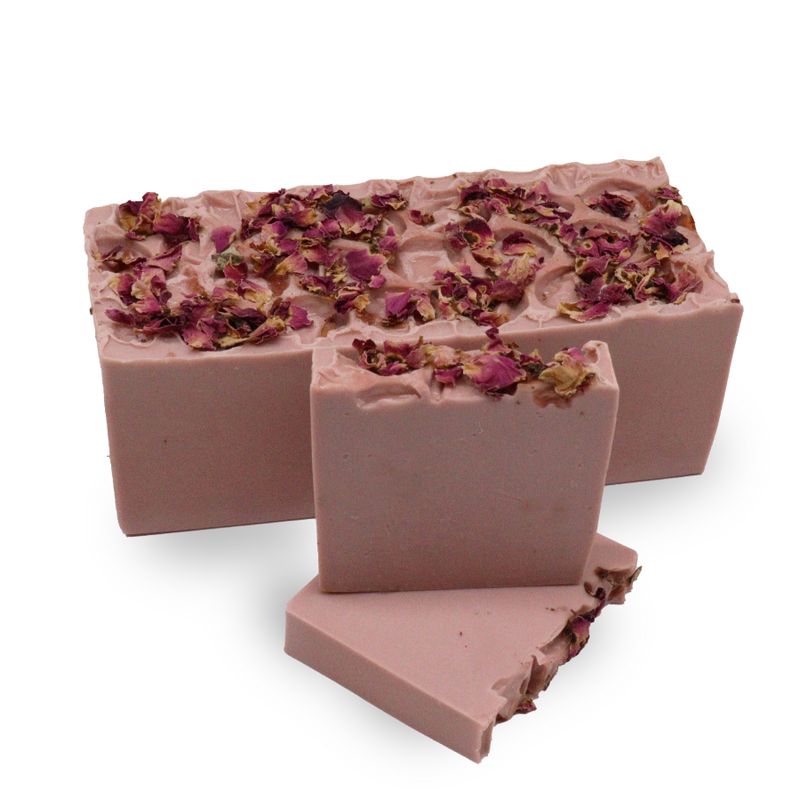 Raspberry & Vanilla Soap Loaf