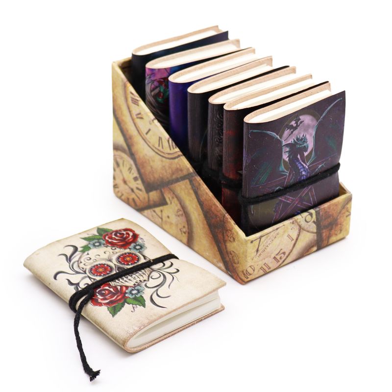 Assorted Gothic Notebooks 7x10cm (display pack)