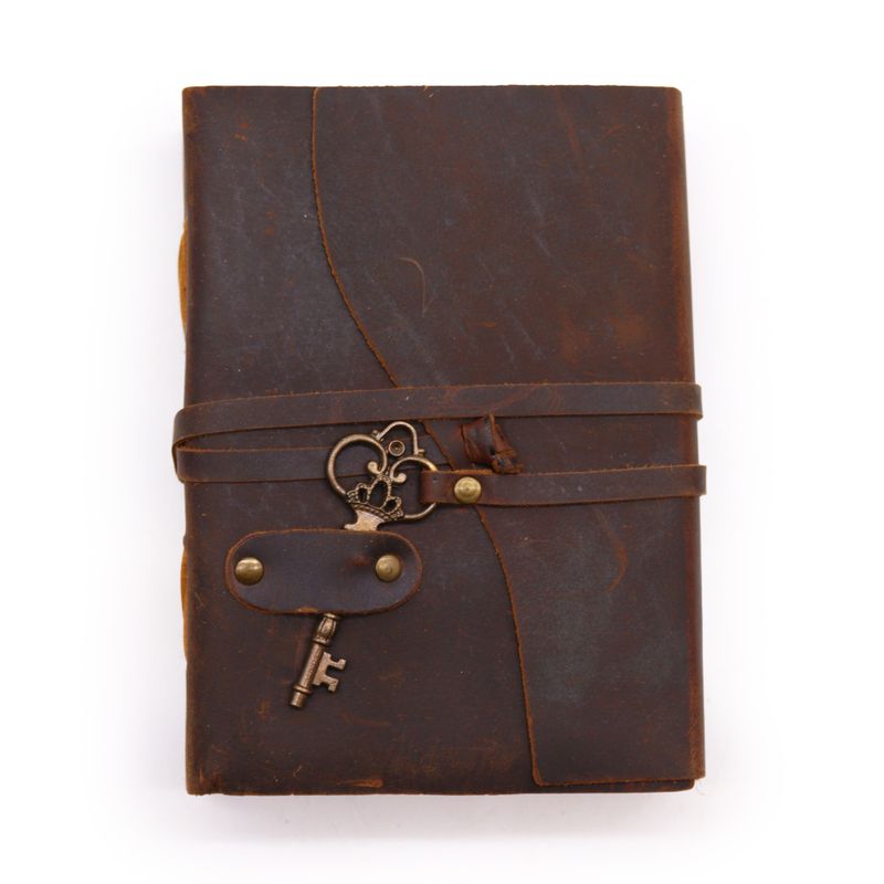 Oiled Leather & Key - 13x18cm