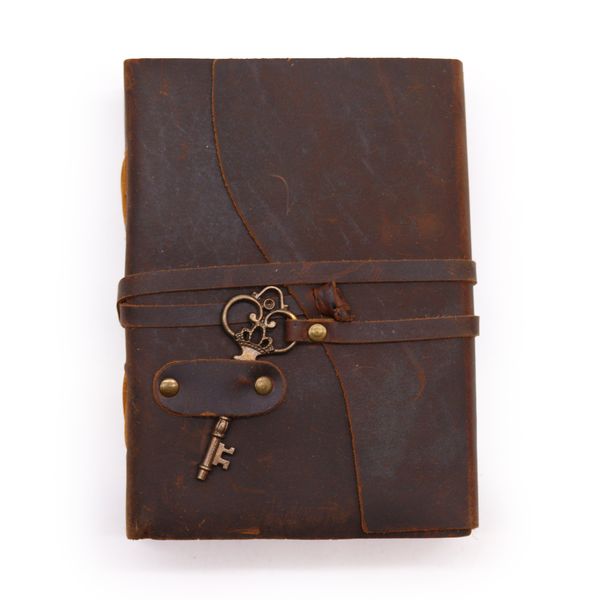 Oiled Leather & Key - 13x18cm