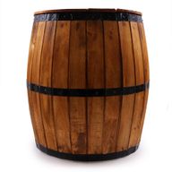 Beer Barrel Table & Parasol Stand - Natural