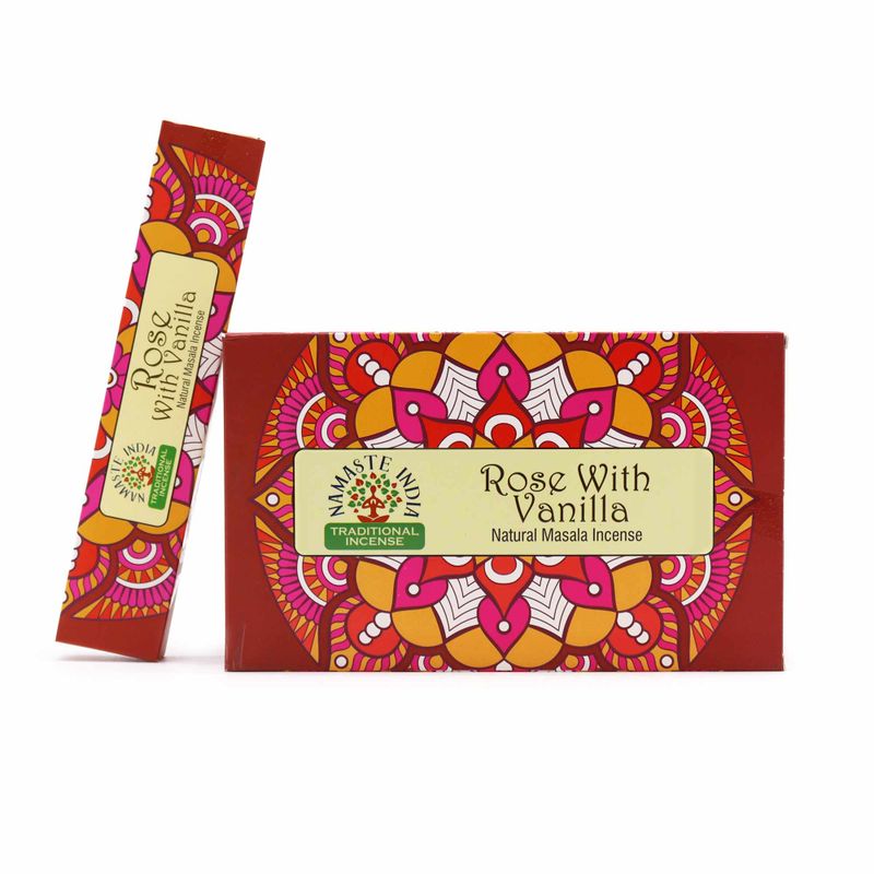 Incense Namaste Mandala Masala - Rose and Vanilla
