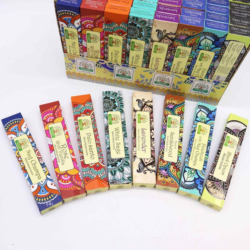 Namaste Mandala Masala Incense Presentation Pack (6x8 fragrance)