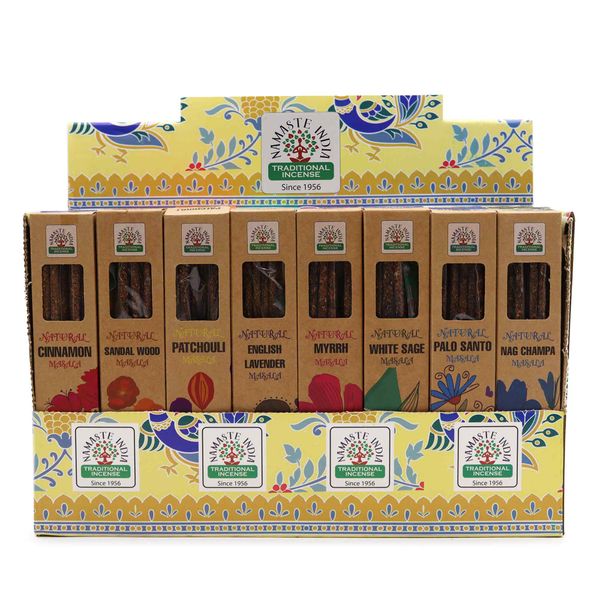 Natural Botanical Masala Incense Starter Display (Fragrance 6x8)