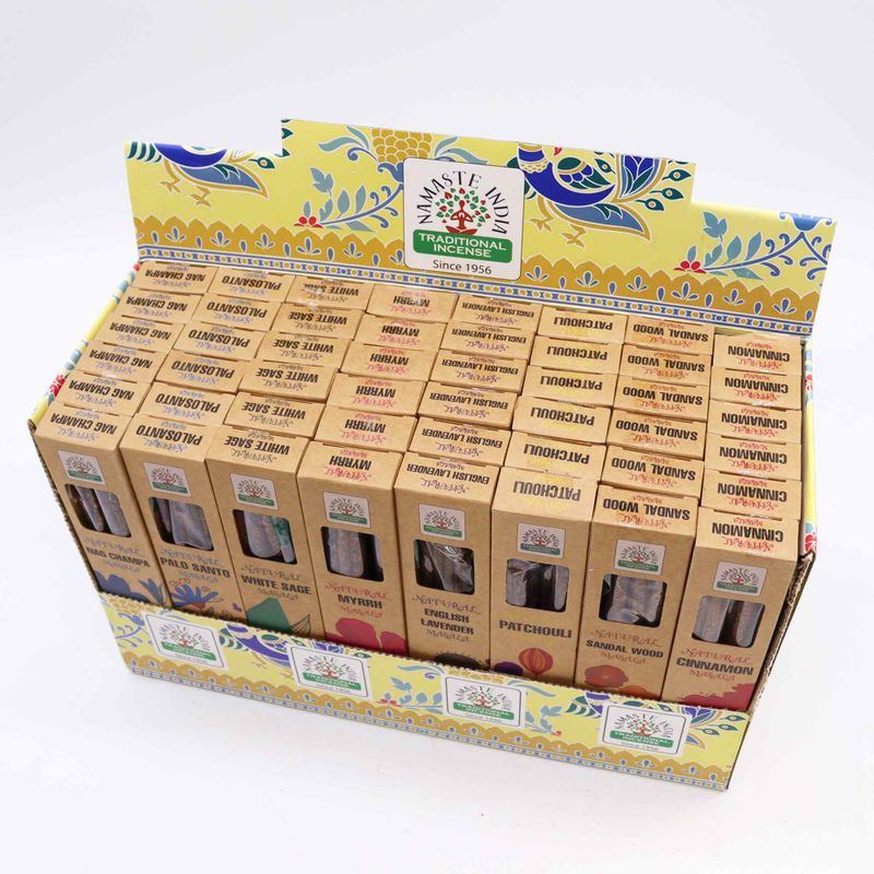 Natural Botanical Masala Incense Starter Display (Fragrance 6x8)