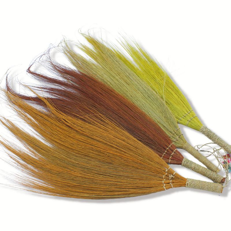 Set 4 - Pampas Long Broom - Natural colours