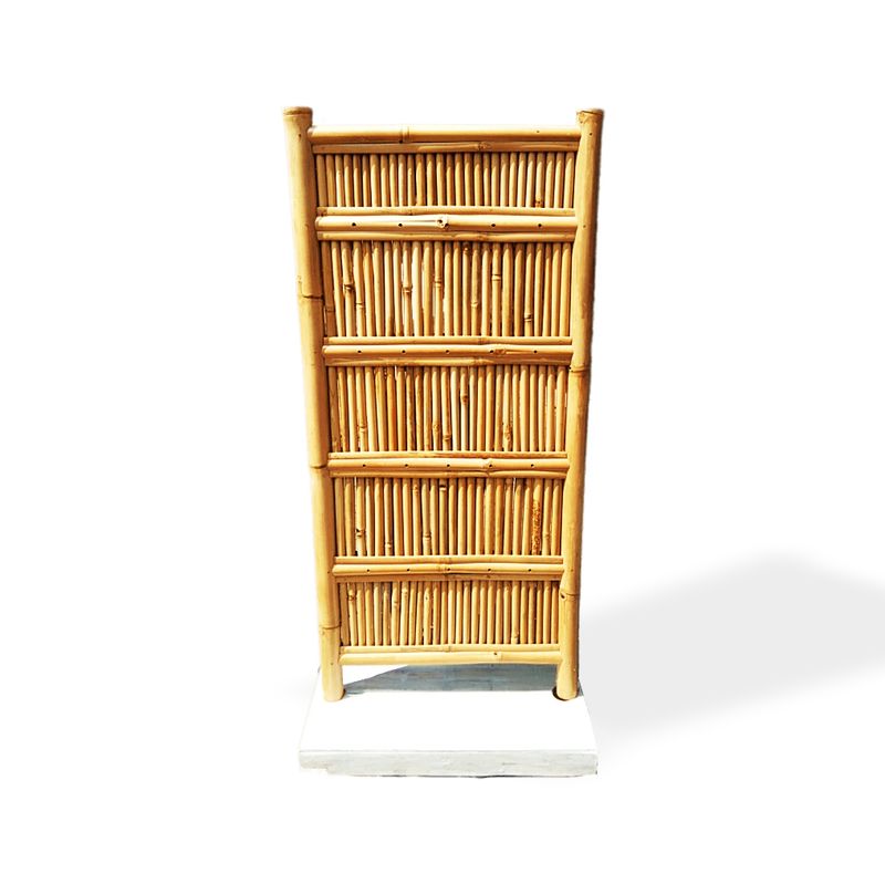 Bamboo Display Tall Stand 30 Pegs - 140x71cm