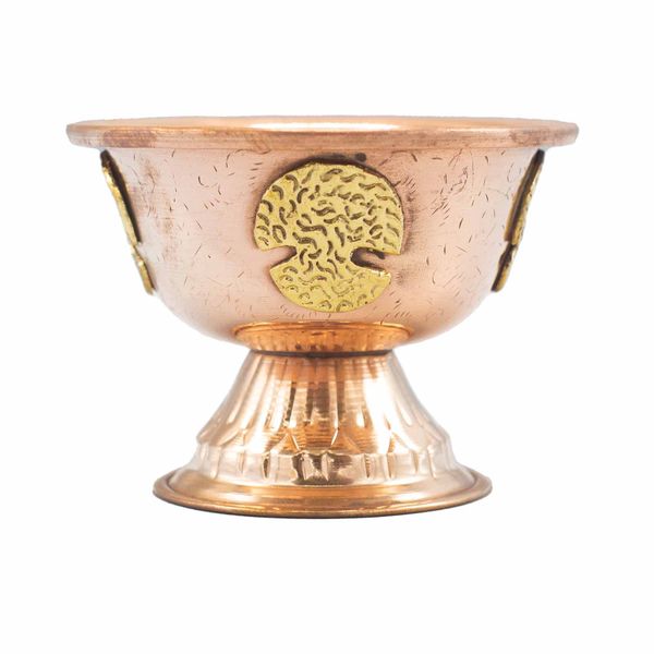 Copper Ritual Chalice with Tree of Life 12x9cm