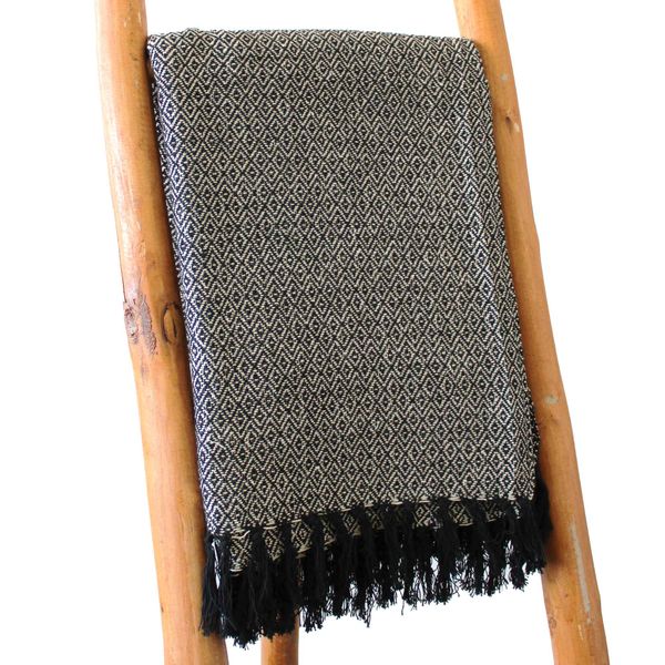 Boho Comfort Throws - 125x150cm- Charcoal