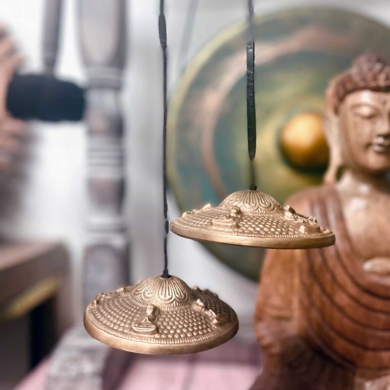 Tibetan Tingsha - Seven Chakras - approx 7cm